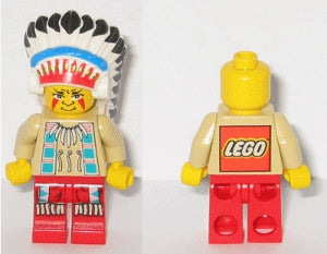 LEGO® Minifigure Western ww017a Indian Chief 1 (Big Chief Rattle Snake/Big Chief