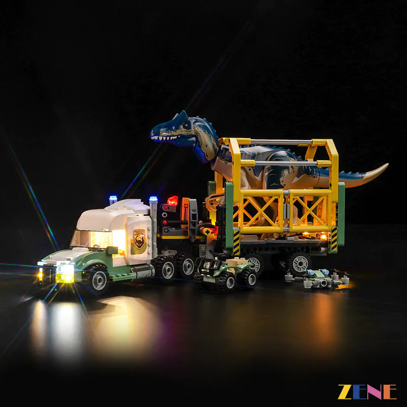 LEGO Light Kit for Dinosaur Missions: Allosaurus Transport Truck 76966