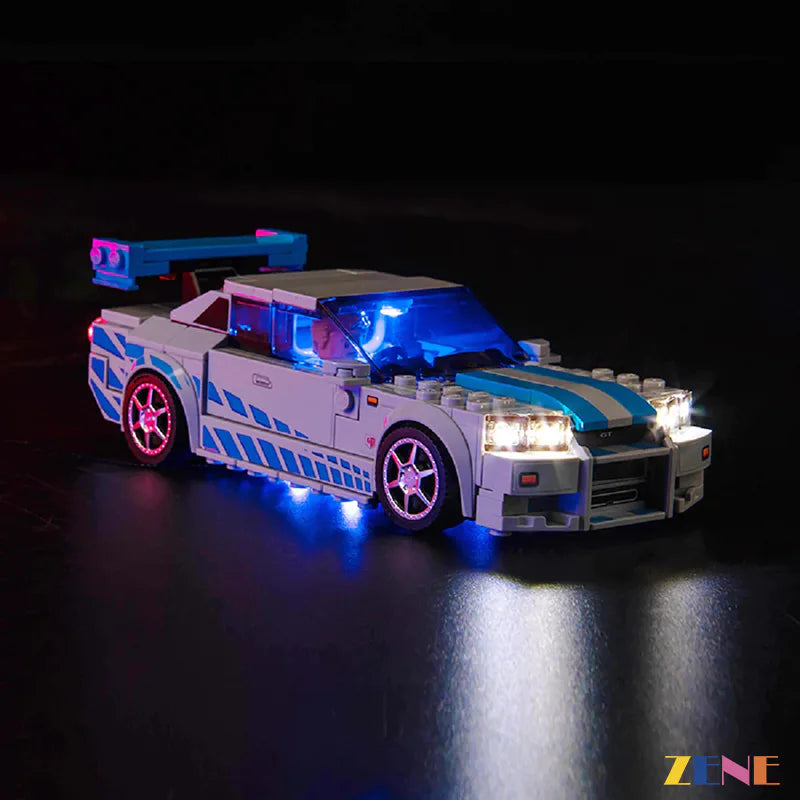 LEGO Light Kit for Furious Nissan Skyline GT R R34 Car 42210