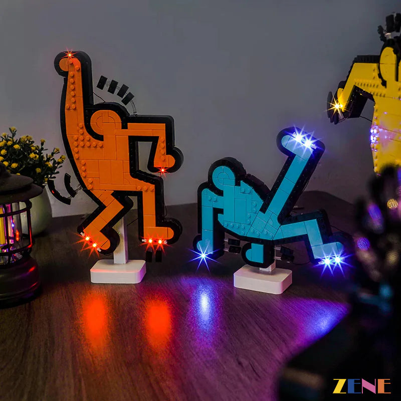 LEGO Light Kit for Dancing Figures 31216 Art Keith Haring
