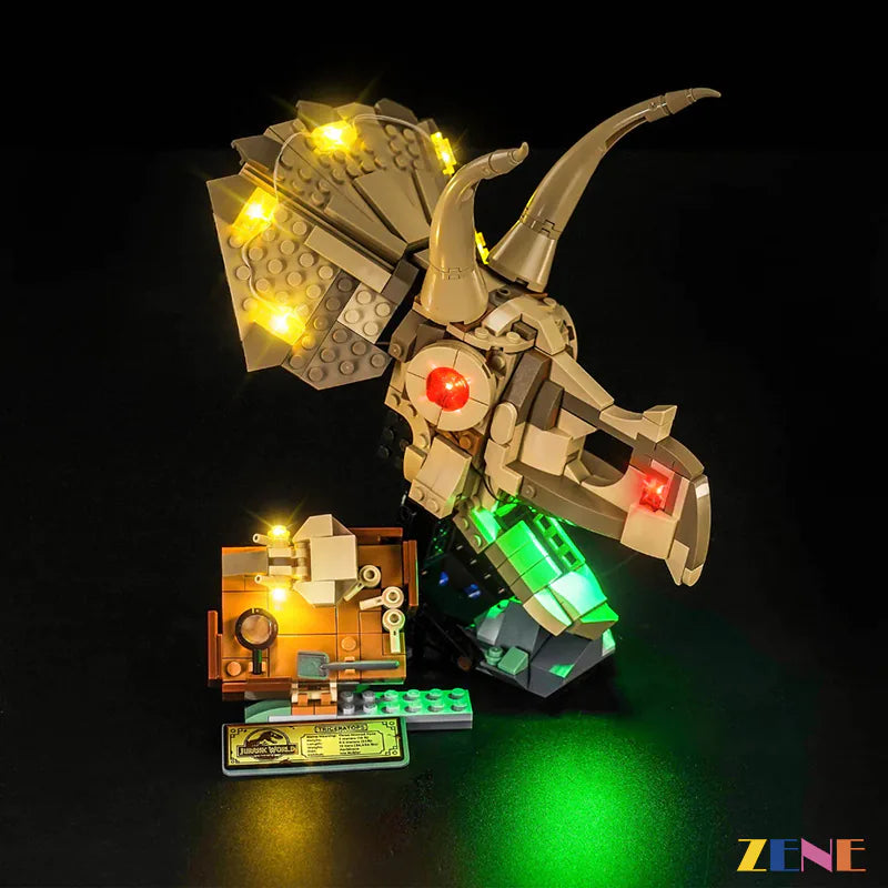 LEGO Light Kit for Jurassic World Dinosaur Fossils: Triceratops Skull 76969