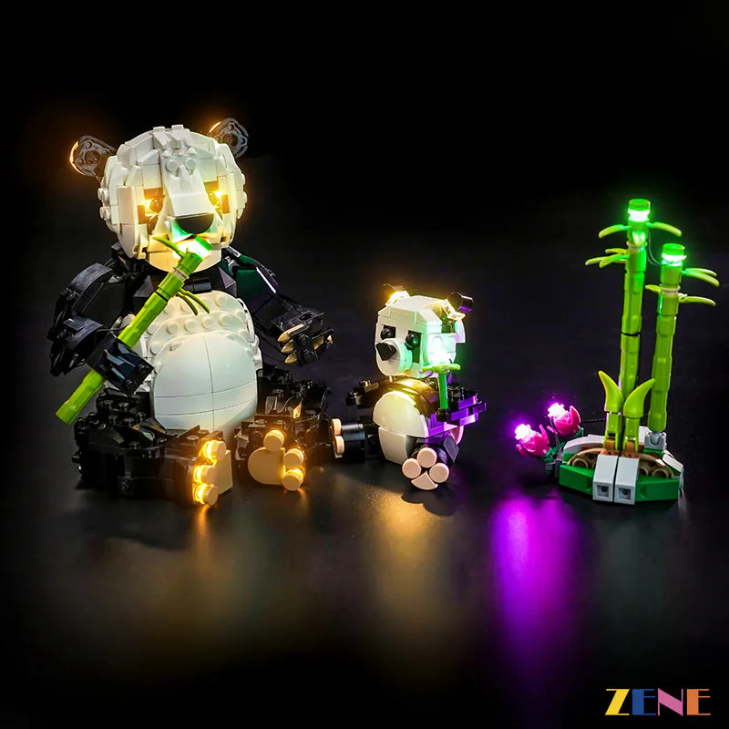 LEGO Light Kit for Wild Animals Panda Family 31165