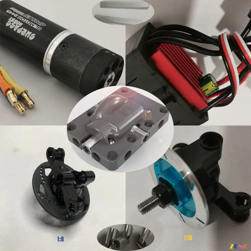 RC Customized High Performance Metal Accessories for LEGO Motorized Brushless Parts