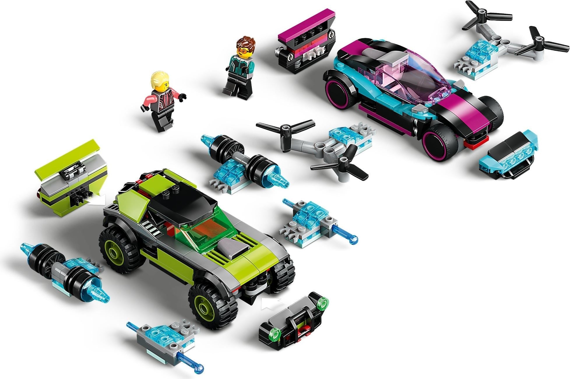 Lego Town 60396-1 NSIB Modified Race Cars