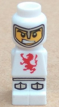 Preowned LEGO® Minifigure – Games 85863pb002 Microfigure Lava Dragon Knight White (4556005)