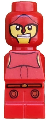 Preowned LEGO® Minifigure – Games 85863pb017 Microfigure Minotaurus Gladiator Red (4560457/