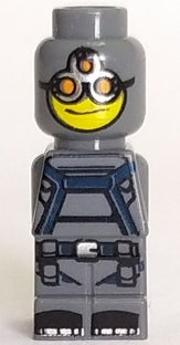 Preowned LEGO® Minifigure – Games 85863pb027 Microfigure Magma Monster Dark Bluish Gray (45