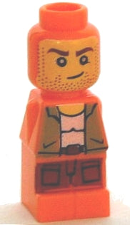 Preowned LEGO® Minifigure – Games 85863pb048 Microfigure Ramses Return Adventurer Orange (4