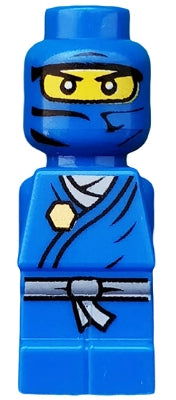 Preowned LEGO® Minifigure – Games 85863pb051 Microfigure NINJAGO Jay (4615578/6023501)