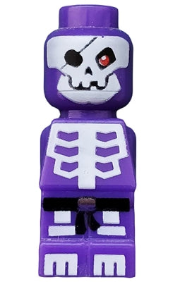 LEGO® Minifigure Games 85863pb052 Microfigure NINJAGO Skeleton Dark Purple (4615