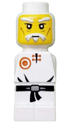 Preowned LEGO® Minifigure – Games 85863pb056 Microfigure NINJAGO Sensei Wu (4617555)