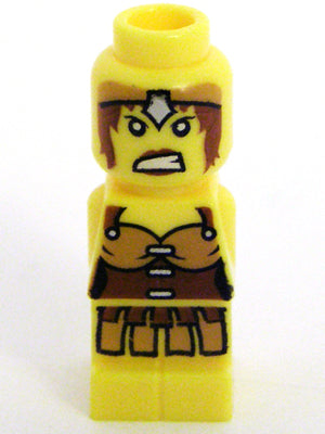 LEGO® Minifigure Games 85863pb072 Microfigure LEGO® Champion Female Yellow Warrior