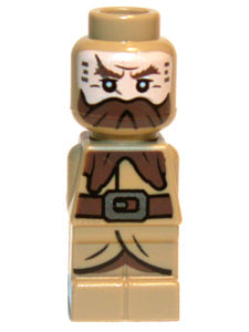 Preowned LEGO® Minifigure – Games 85863pb095 Microfigure The Hobbit Dwalin the Dwarf