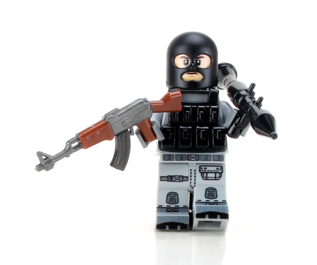 Battle Bricks Mercenary Bandit Minifigure NEW