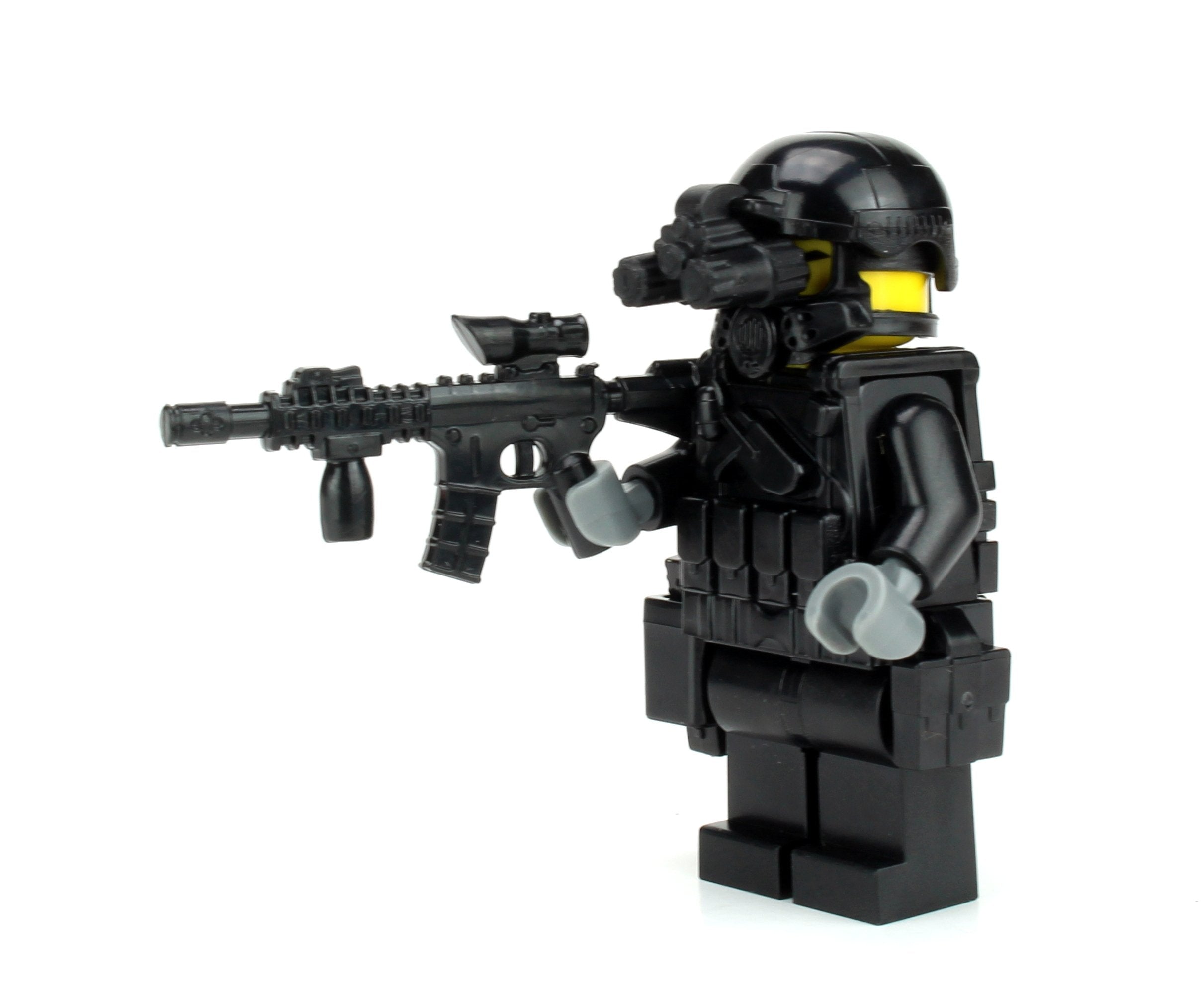 Battle Bricks SWAT Police Officer Assaulter Minifigure NEW