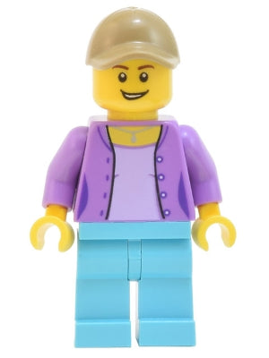 Preowned LEGO® Minifigure – BrickLink Designer Program adp017 Skyline Express Woman Medium