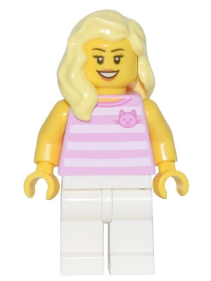 Preowned LEGO® Minifigure – BrickLink Designer Program adp018 Skyline Express Rider Female