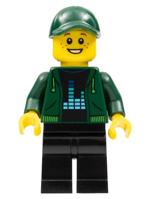 Preowned LEGO® Minifigure – BrickLink Designer Program adp038 Photographer Male Dark Green