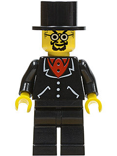 LEGO® Minifigure Adventurers adv038 Lord Sam Sinister Black Top Hat