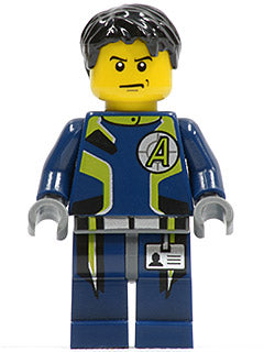 Preowned LEGO® Minifigure – Agents agt001a Agent Chase Single Sided Head