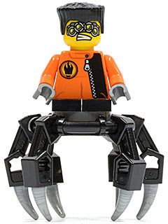 Preowned LEGO® Minifigure – Agents agt014 Spy Clops Black Legs