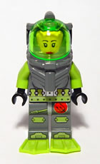 Preowned LEGO® Minifigure – Atlantis atl008 Atlantis Diver 5 Samantha Rhodes