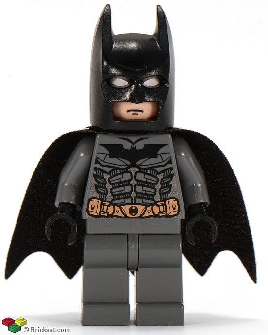 Preowned LEGO® Minifigure – Batman I bat024 Batman Dark Bluish Gray Suit w/Black Mask