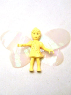Preowned LEGO® Minifigure – Belville belvfairy05a Belville Fairy Light Yellow w/Stars Patte