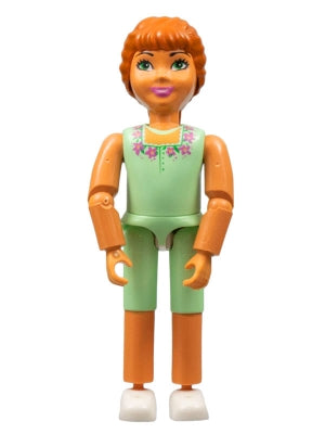 Preowned LEGO® Minifigure – Belville belvfemale04 Belville Female Princess Flora Light Gree