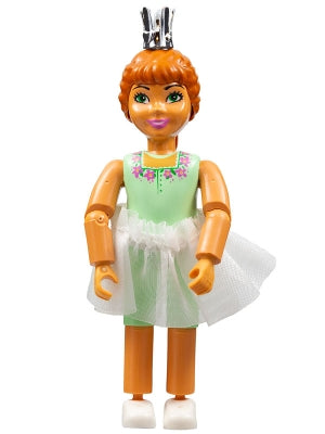 Preowned LEGO® Minifigure – Belville belvfemale04a Belville Female Princess Flora Light Gre