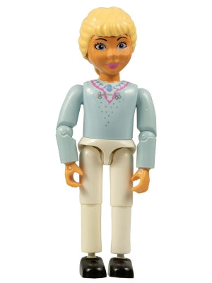 Preowned LEGO® Minifigure – Belville belvfemale08 Belville Female Princess Elena Light Blue