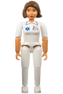 Preowned LEGO® Minifigure – Belville belvfemale13 Belville Female Medic White Pants White S