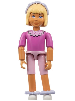 Preowned LEGO® Minifigure – Belville belvfemale21b Belville Female Pink Shorts Dark Pink Sh