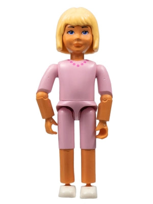 Preowned LEGO® Minifigure – Belville belvfemale24 Belville Female Pink Shorts Pink Shirt w/