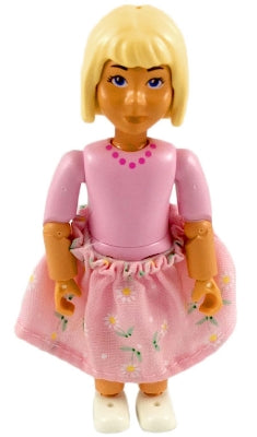 Preowned LEGO® Minifigure – Belville belvfemale24c Belville Female Pink Shorts Pink Shirt w
