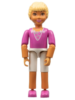 Preowned LEGO® Minifigure – Belville belvfemale40 Belville Female Princess Vanilla Dark Pin
