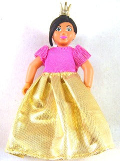 Preowned LEGO® Minifigure – Belville belvfemale72a Belville Female Girl w/Bright Pink Top M