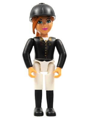 Preowned LEGO® Minifigure – Belville belvfemale78a Belville Female Horse Rider White Shorts