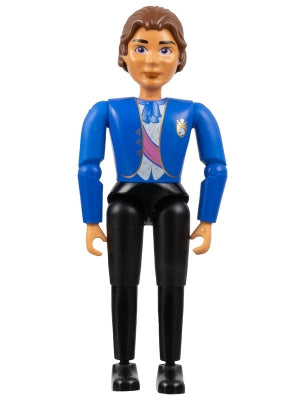 Preowned LEGO® Minifigure – Belville belvmale16 Belville Male Black Pants Blue Jacket w/Pur