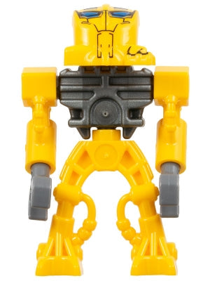 Preowned LEGO® Minifigure – BIONICLE bio024 Bionicle Mini Toa Mahri Bright Light Orange
