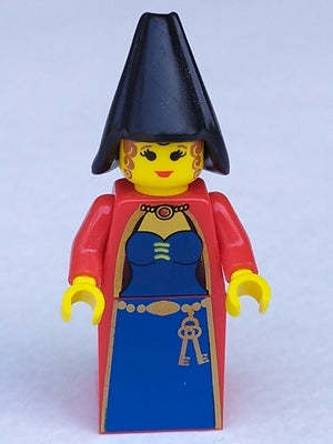 Preowned LEGO® Minifigure – Castle cas033 Knights Kingdom I Queen Leonora (Maiden w/Black C