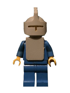 Preowned LEGO® Minifigure – Castle cas081a Classic Yellow Castle Knight Blue Cavalry