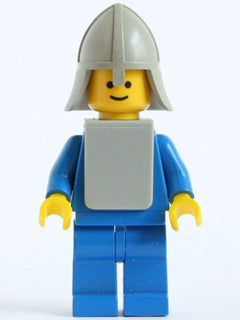 Preowned LEGO® Minifigure – Castle cas082a Classic Yellow Castle Knight Blue