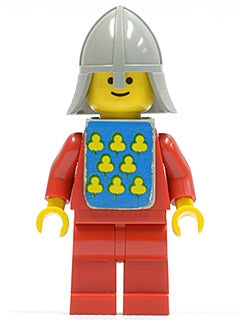 Preowned LEGO® Minifigure – Castle cas088s Classic Yellow Castle Knight Red w/Vest Stickers