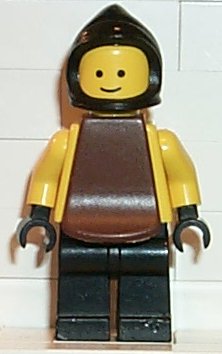 Preowned LEGO® Minifigure – Castle cas089 Blacksmith Black Legs and Hips Yellow Torso and A