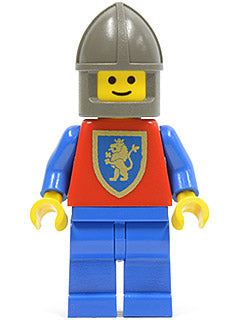 Preowned LEGO® Minifigure – Castle cas114 Crusader Lion Blue Legs Dark Gray Chin-Guard