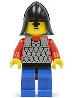 Preowned LEGO® Minifigure – Castle cas154 Scale Mail Red w/Red Arms Blue Legs w/Black Hips