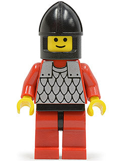 Preowned LEGO® Minifigure – Castle cas161 Scale Mail Red w/Red Arms Red Legs w/Black Hips B