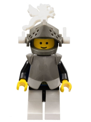 Preowned LEGO® Minifigure – Castle cas167 Breastplate Armor over Blue Dark Gray Helmet and