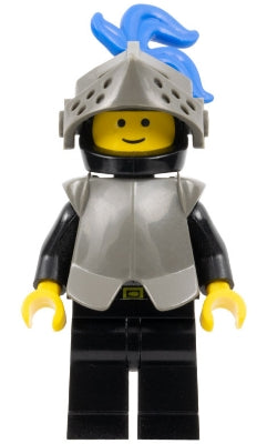 Preowned LEGO® Minifigure – Castle cas173 Breastplate Armor over Black Black Helmet Dark Gr